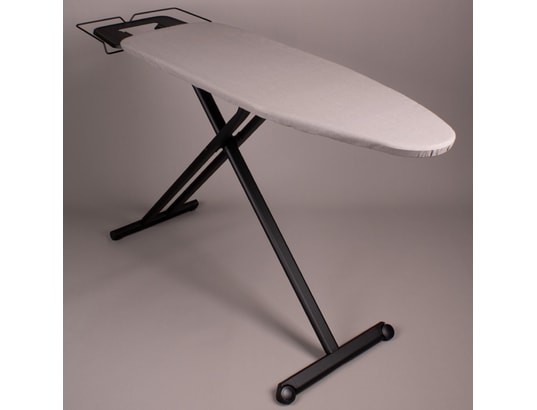 KITCHEN MOVE - Table à repasser légère licht noir aluminium 125x40cm