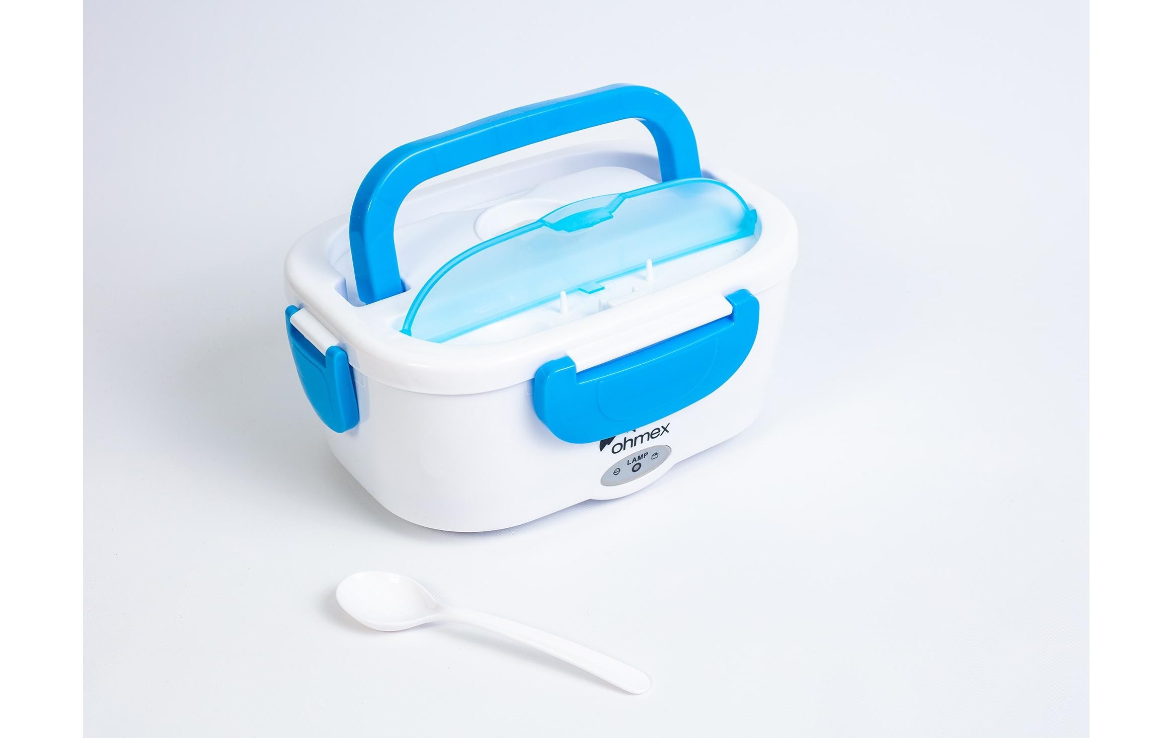 Lunchbox WeissHeizbare Lunchbox aus Edelstahl und Kunststoff