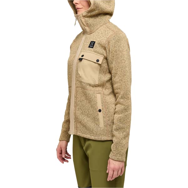 Veste polaire HAGLÖFS HAGLOFS HEDE MID HOOD WOMEN SAND