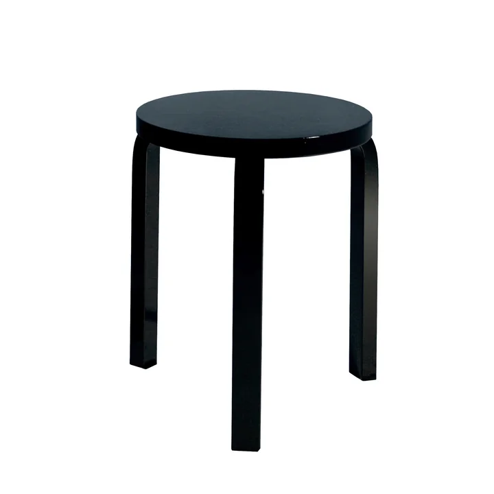 Artek - 60 Hocker, schwarz / schwarz
