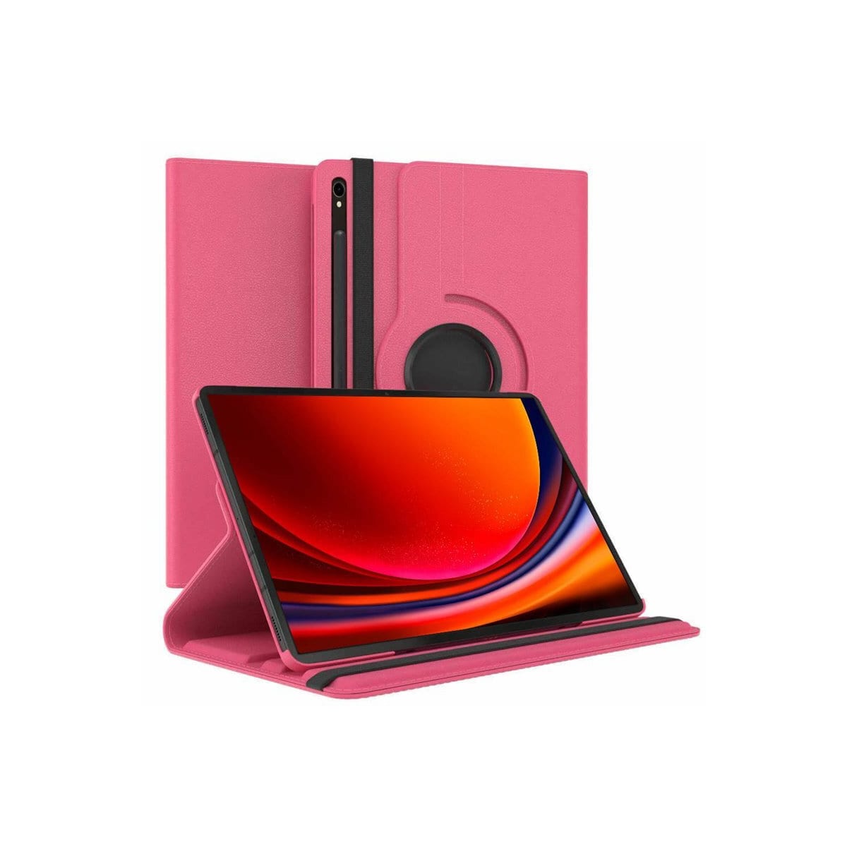 360° roterbar deksel Samsung Galaxy Tab S9 11.0 - Mørkrosa