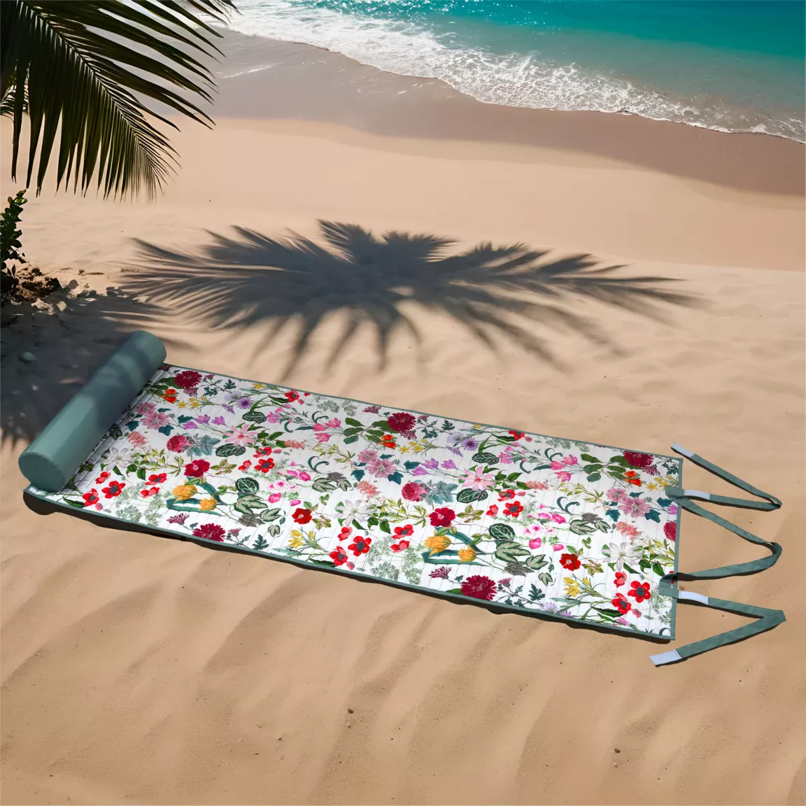 Matelas de plage enroulable (L150 cm) Florine Multicolore