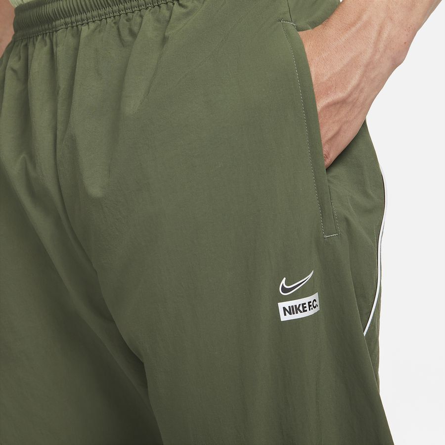 Nike F.C. Bas de Survêtement Woven - Vert/Blanc/Argenté