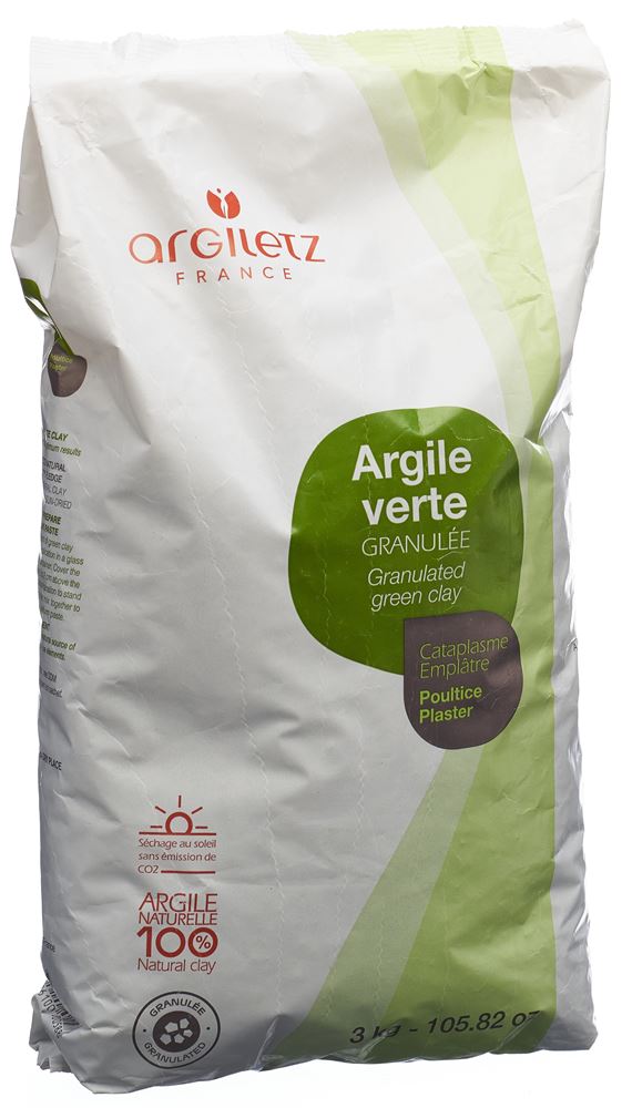 ARGILETZ Heilerde grün Gran granuliert 3 kg
