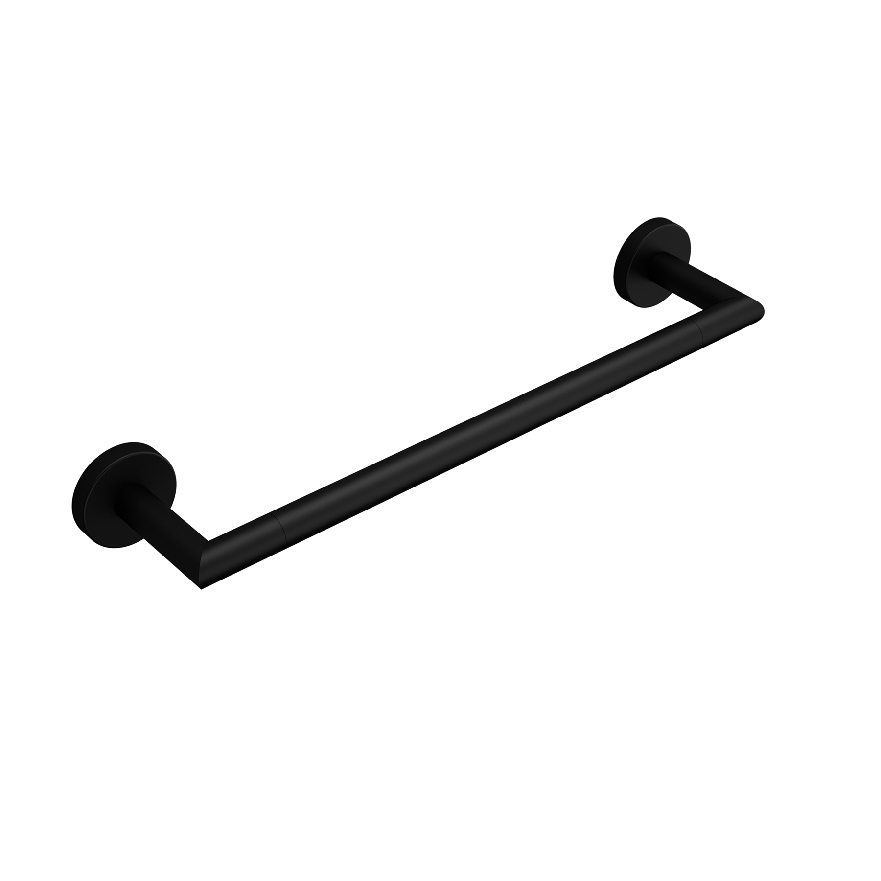 Muebles Line handdoekhouder 46cm mat zwart