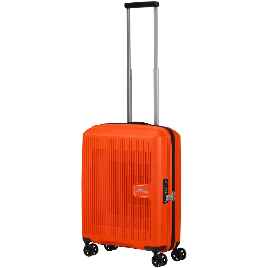 American Tourister Aerostep - 4-Rollen-Kabinentrolley 55 cm erw. bright orange