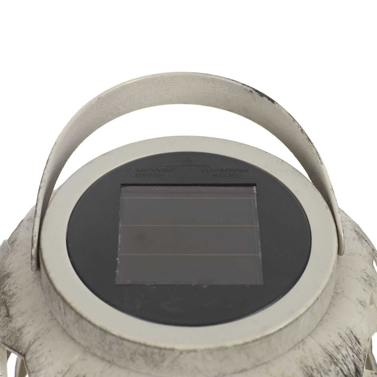 Home Deco Factory Lampe déco solaire effet bougie marron - 14x24x14 cm