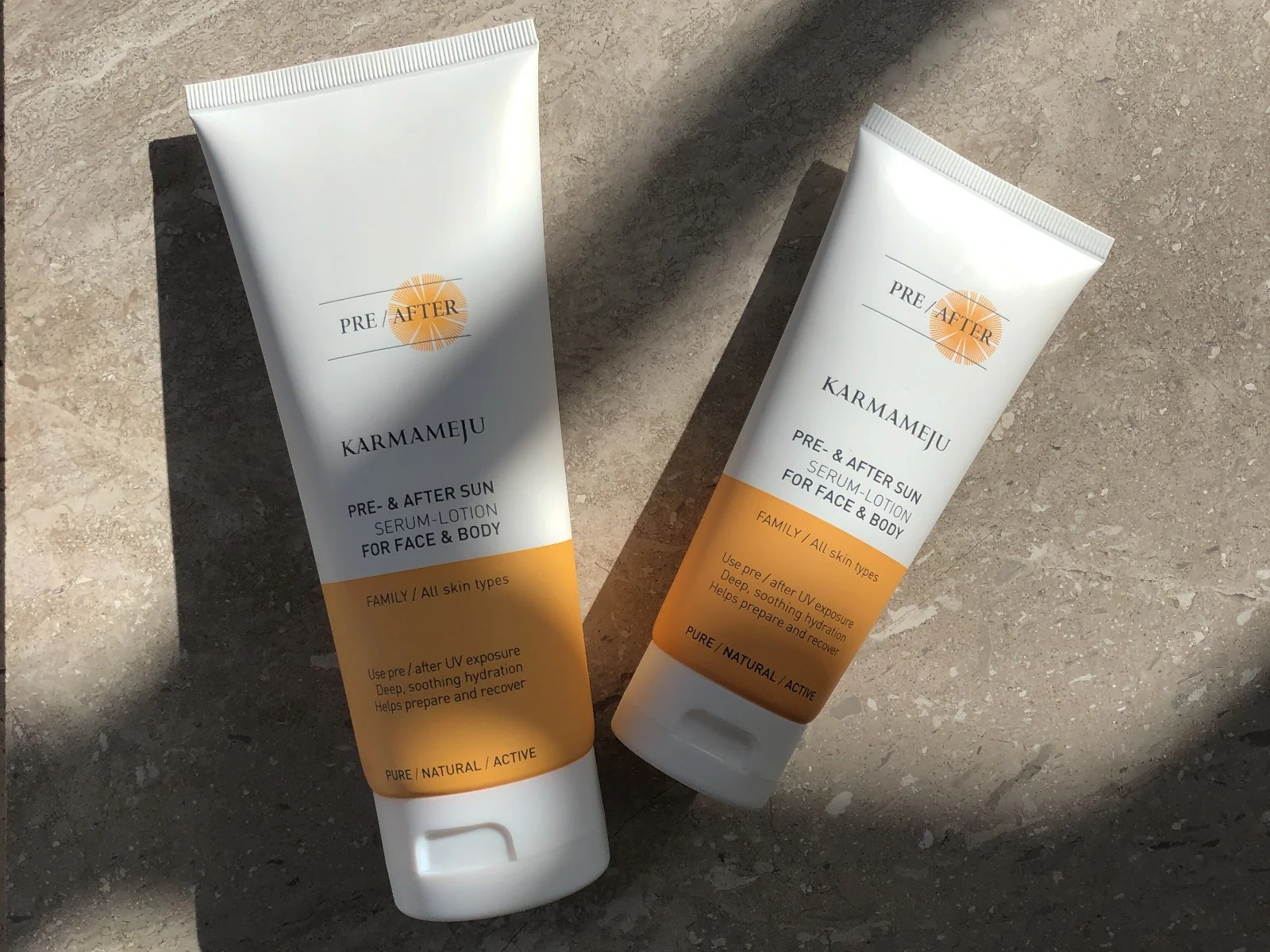 Karmameju  Sun pre- & after creme - 200 ml.