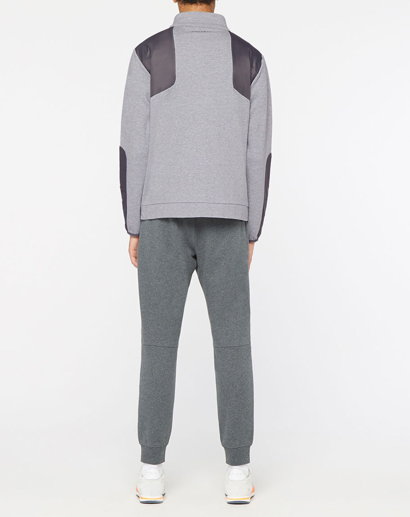 Hackett London Blouson Sweat Hybride Aston Martin Racing  gris