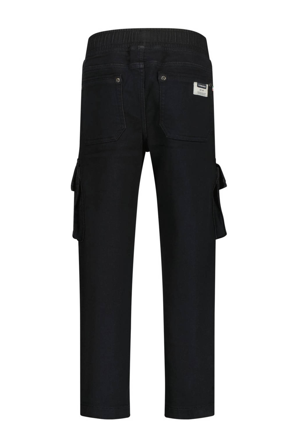 Vingino loose fit cargobroek Claudio zwart