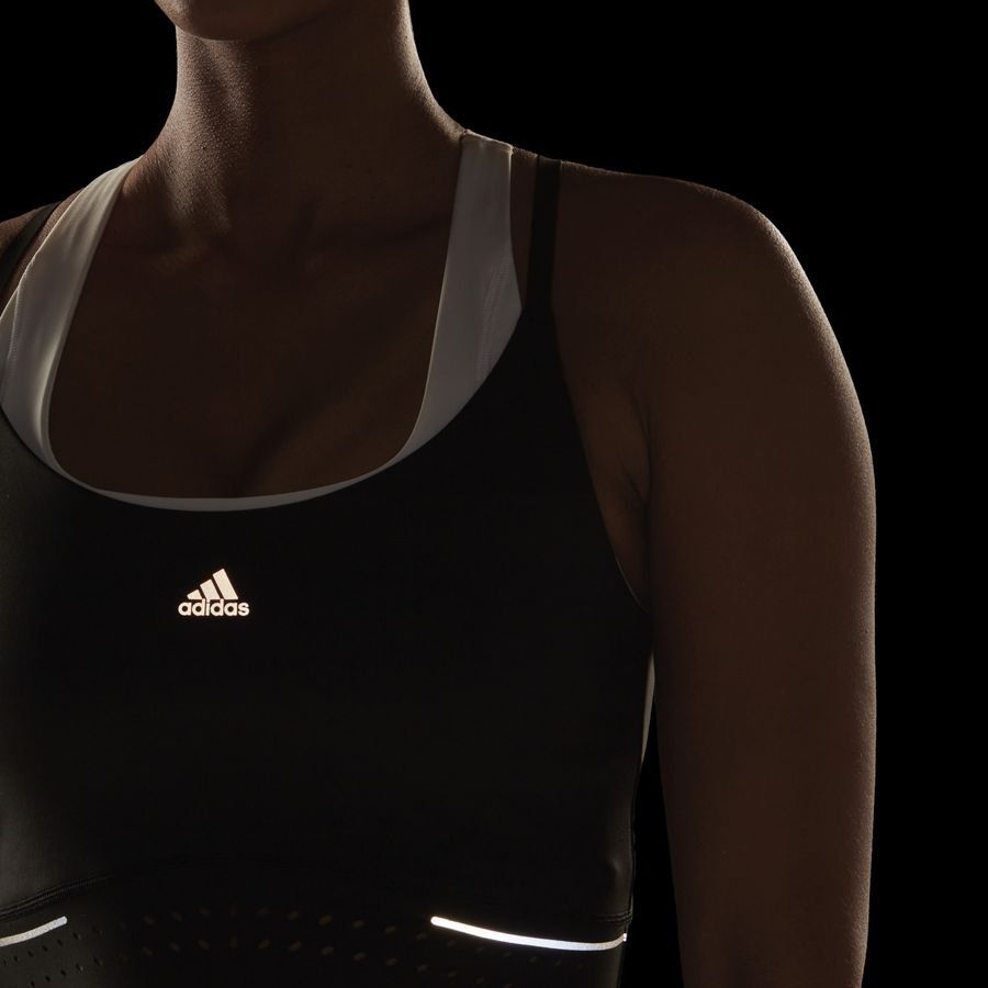 adidas Débardeur Cropped HIIT 45S - Noir/Gris Femme
