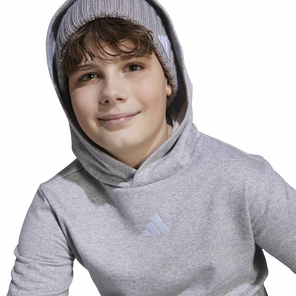 ROUPAS ESPORTIVAS ADIDAS<br>Moletom fechado em fleece escovado