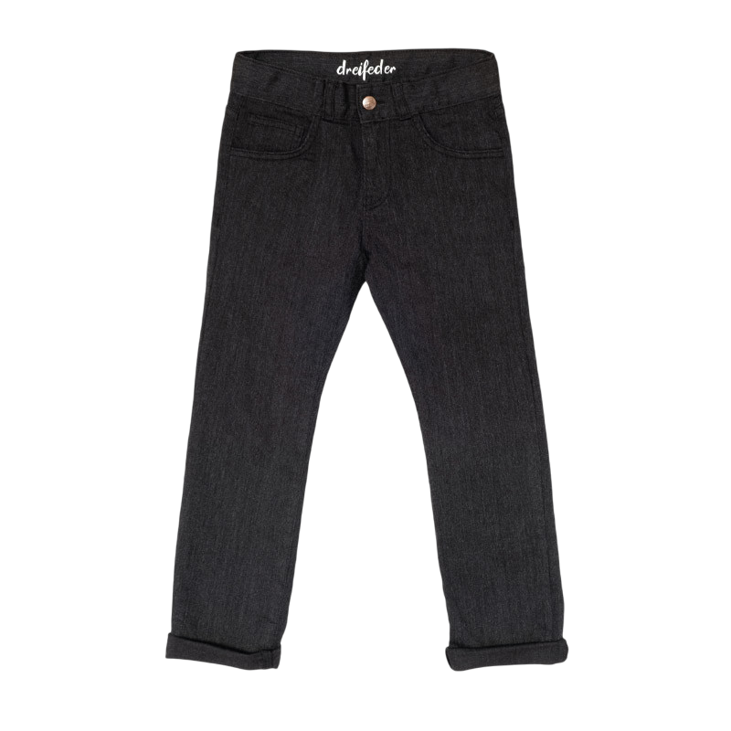Jeans Maxi Black Straight