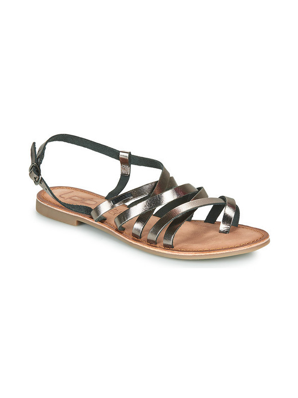 Sandales Cuir Brenda Plomb - Les Petites Bombes