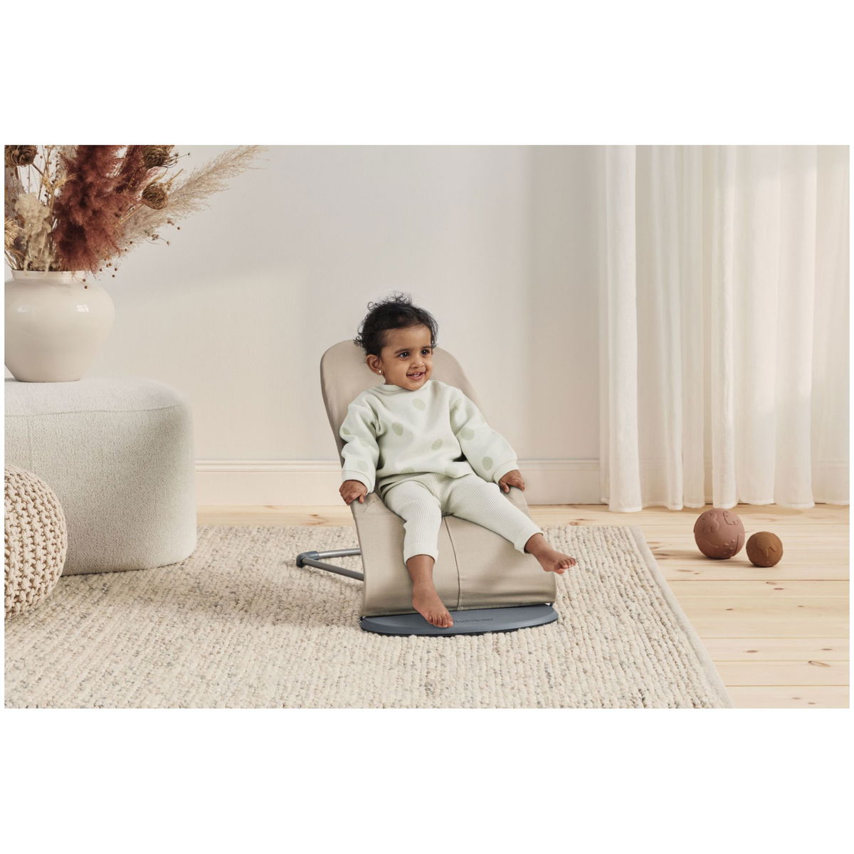 BabyBjörnBabyBjörn   Babywippe Balance Soft khaki beige