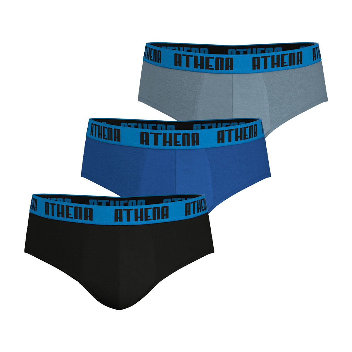 ATHENA<br>Conjunto de 3 cuecas Cor básica