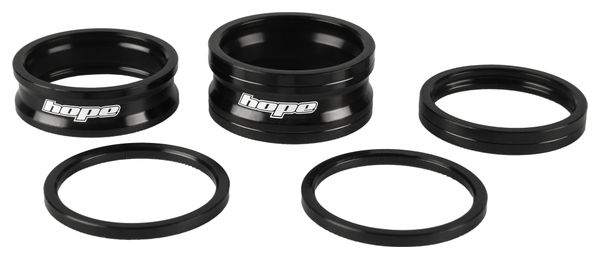 Kit Entretoises de Direction Hope Space Doctor Aluminium Noir