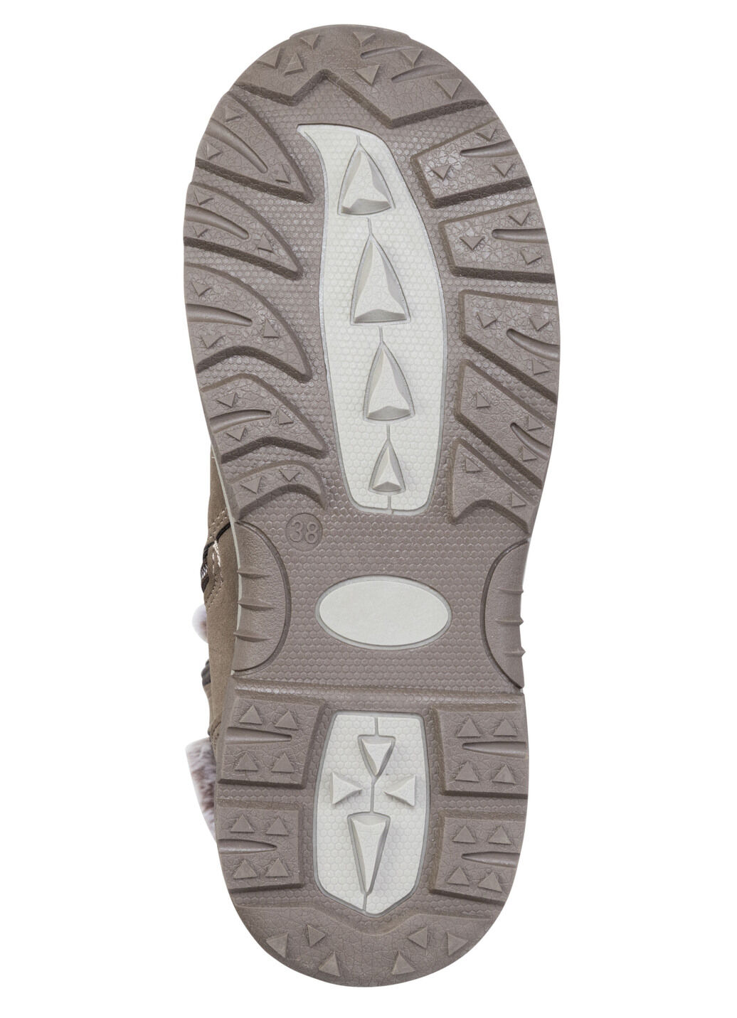 Gefütterte Damen-Stiefel, Winterschuhe, mit Reissverschluss