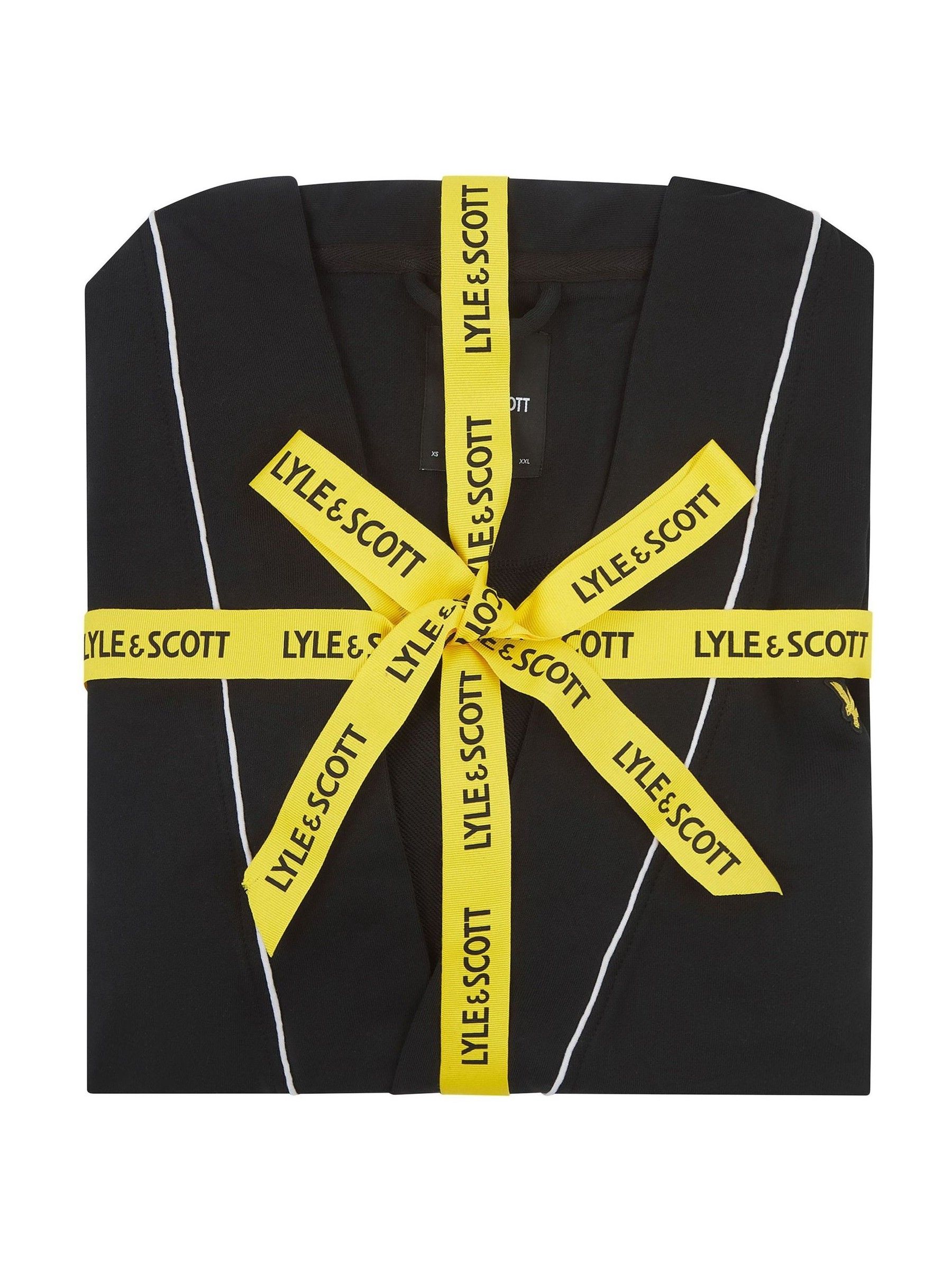 Zwart - Lyle & Scott Kobe Kimono Robe