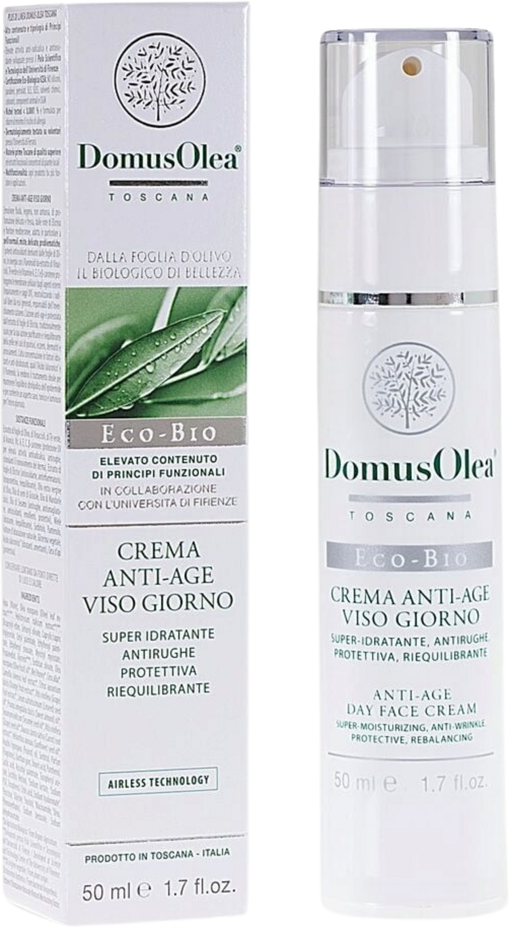 Domus Olea Toscana  Tagescreme mit Anti-Aging-Effekt, 50ml