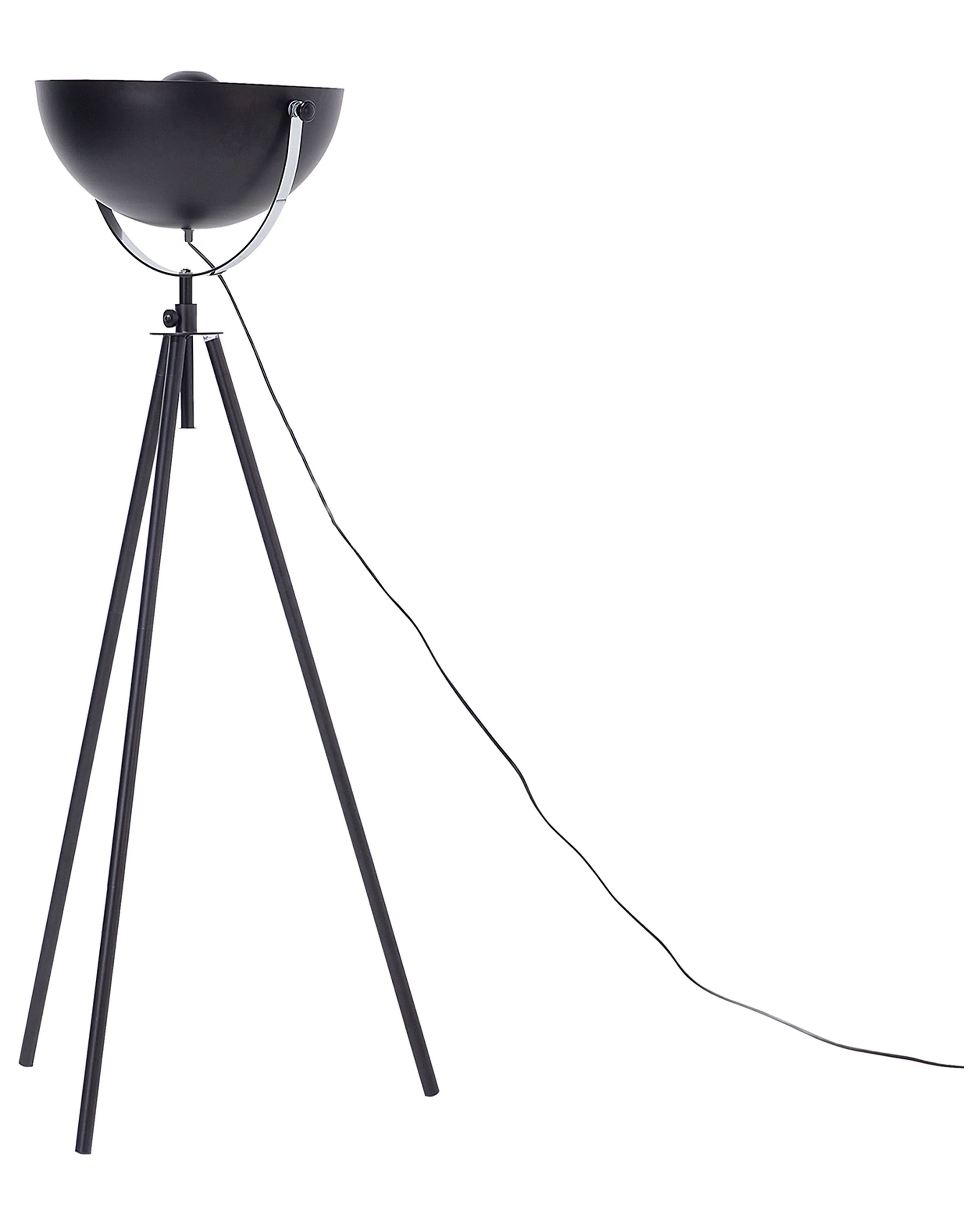 Staande lamp THAMES Metaal Zwart
