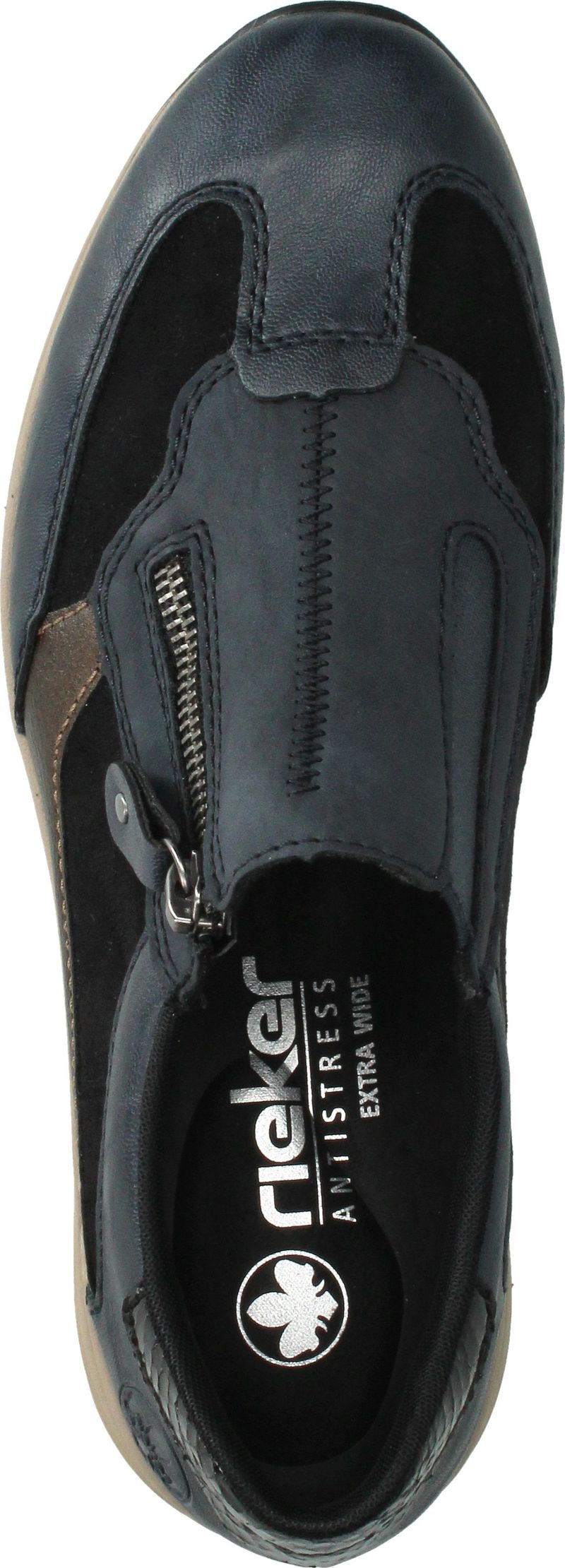 Rieker Sneakers Blauw Dames