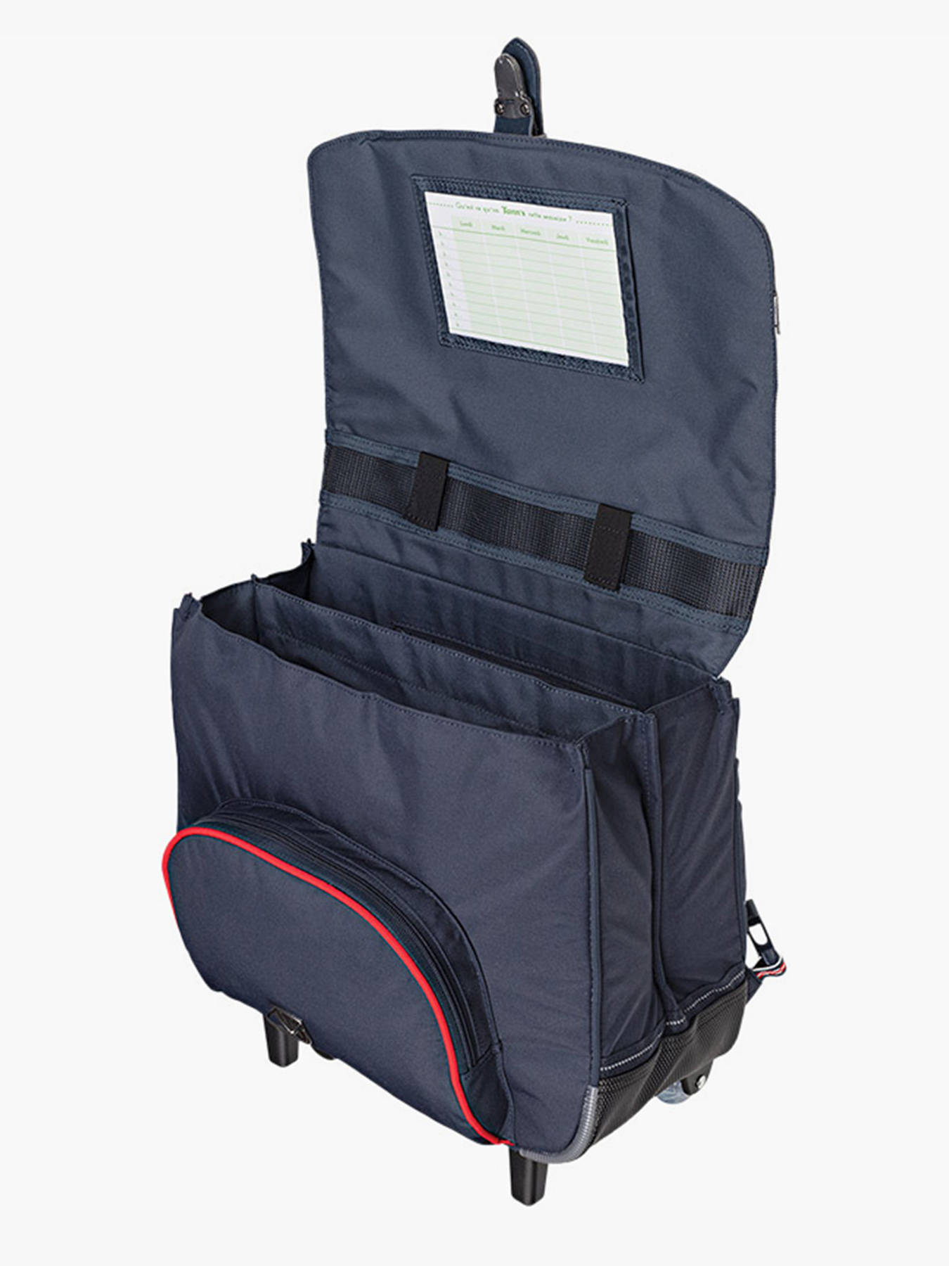 Cartable  roulettes 2 compartiments TANN'S