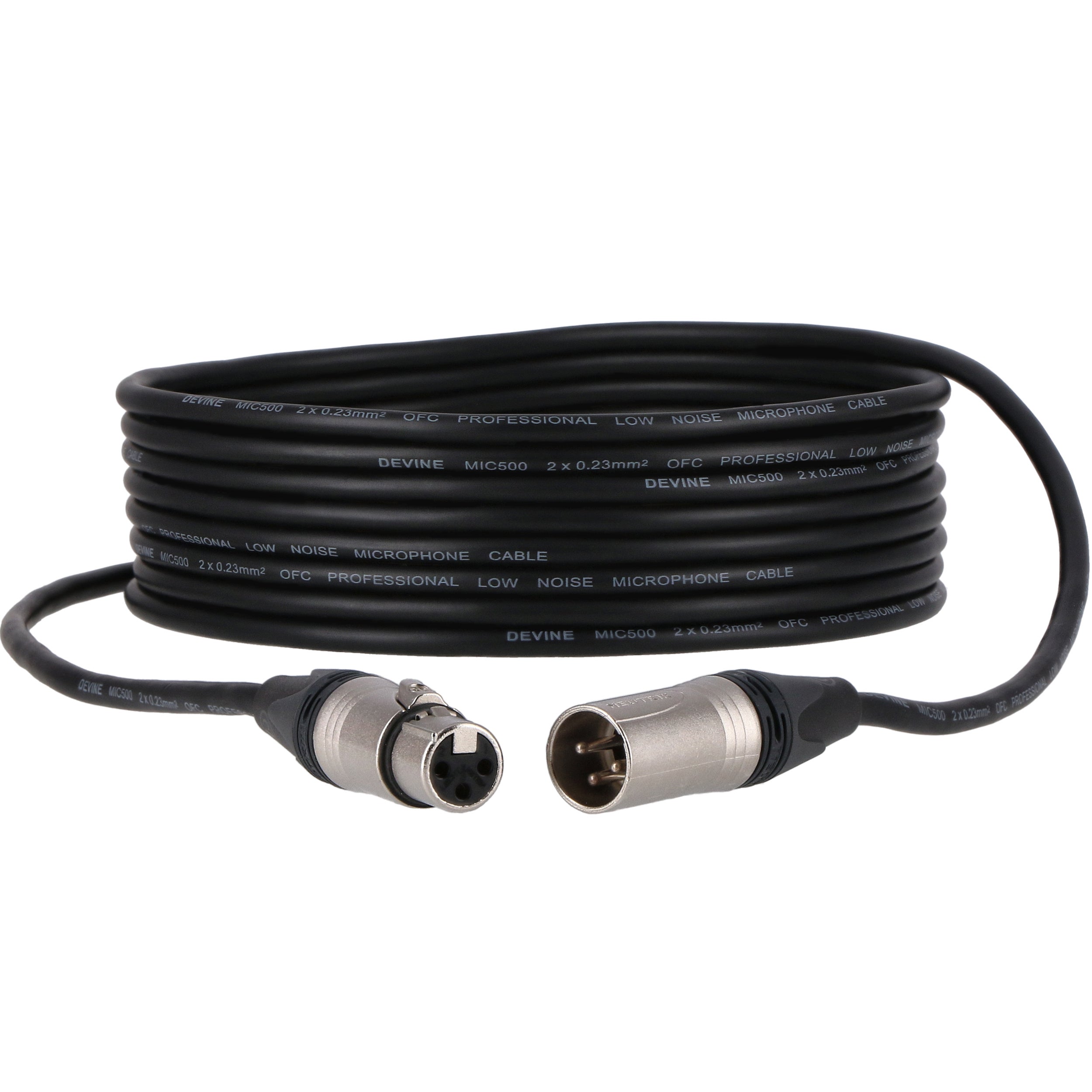Devine MIC500N/5 XLR microfoon- en signaalkabel 5 meter