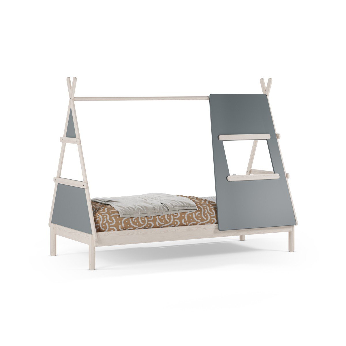 Calicosy - DAPHNE-bed - B219,4 cm - Groente