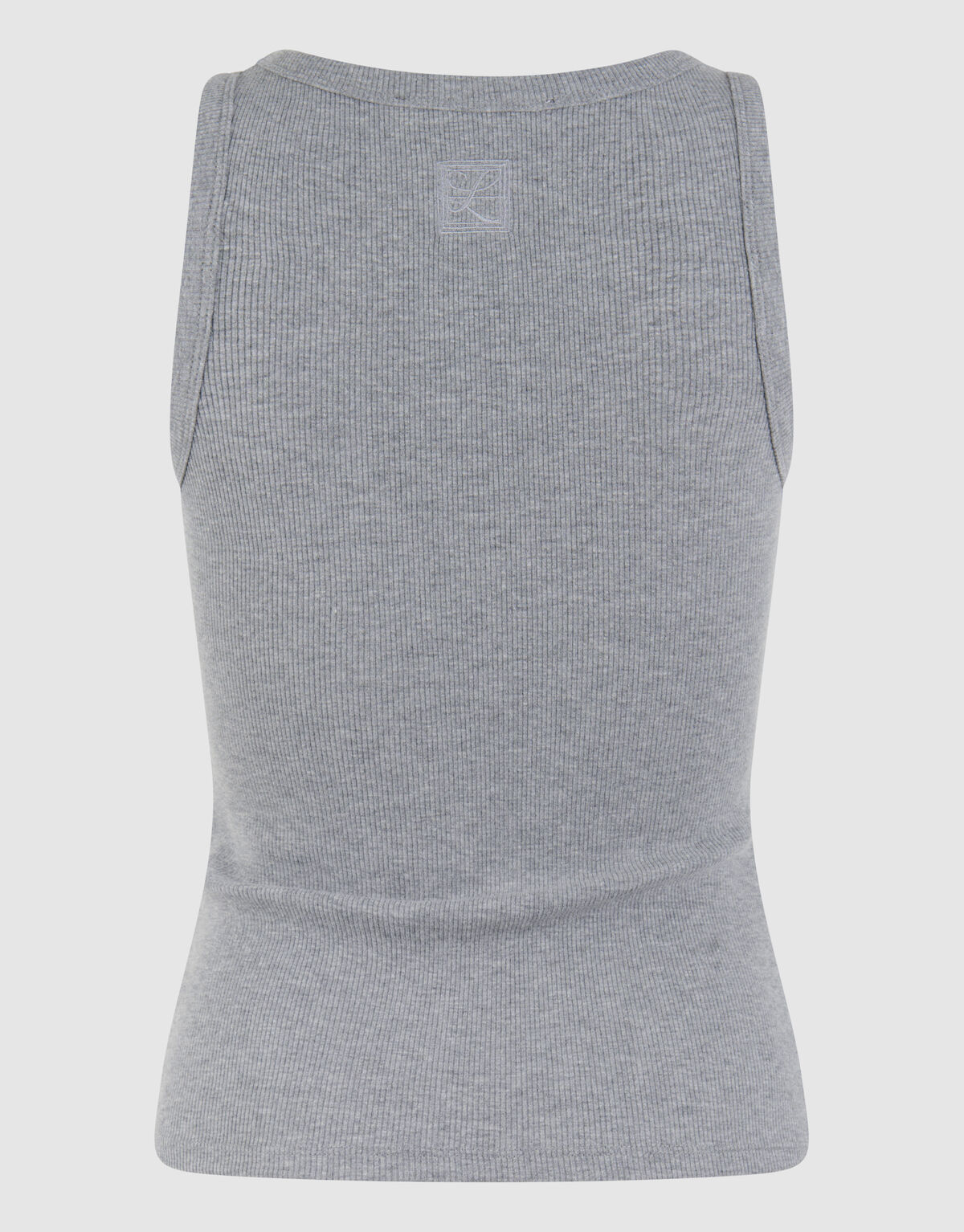 Rib Top Lichtgrijs By Lonneke