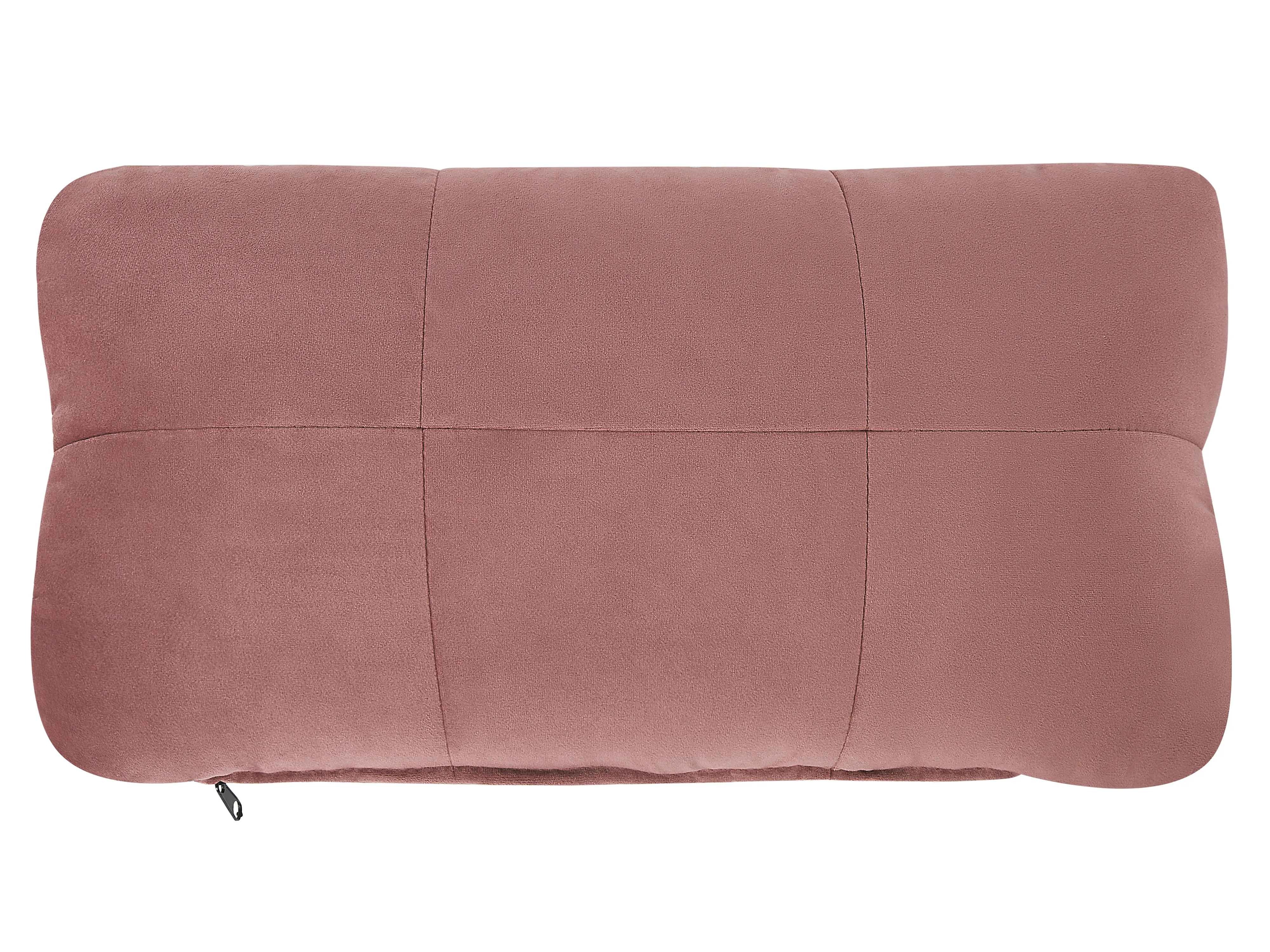 Chaise longue SIMORRE Fluweel Pastelroze met ingebouwde Bluetooth speaker