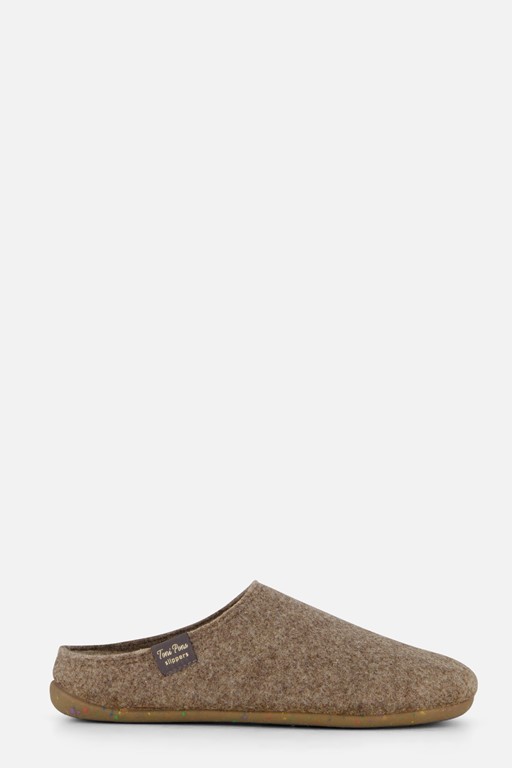 Toni Pons Pantoffels Mona taupe Vilt