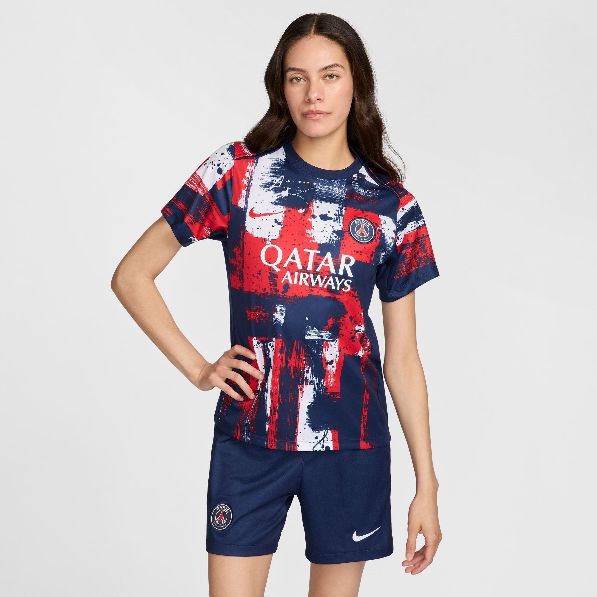 Nike Paris Saint Germain Academy Pro Pre Match Shirt 2024 2025 Womens