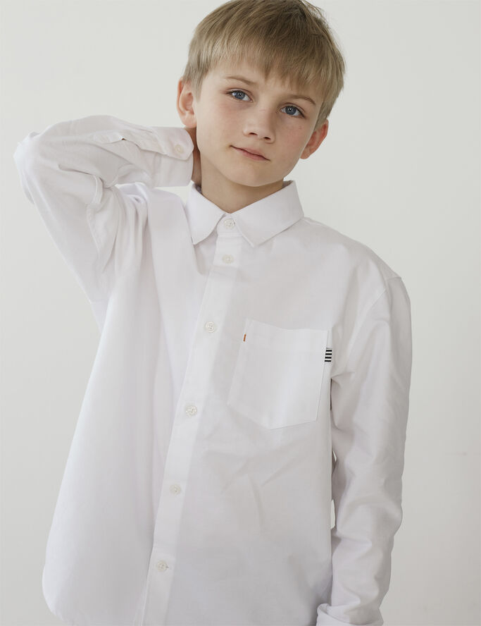 Mads Nørgaard - Copenhagen Cotton Oxford Svano Shirt Hvid