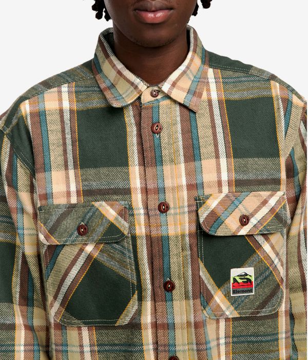 Element Hueco Classic Hemd (slate green plaid)