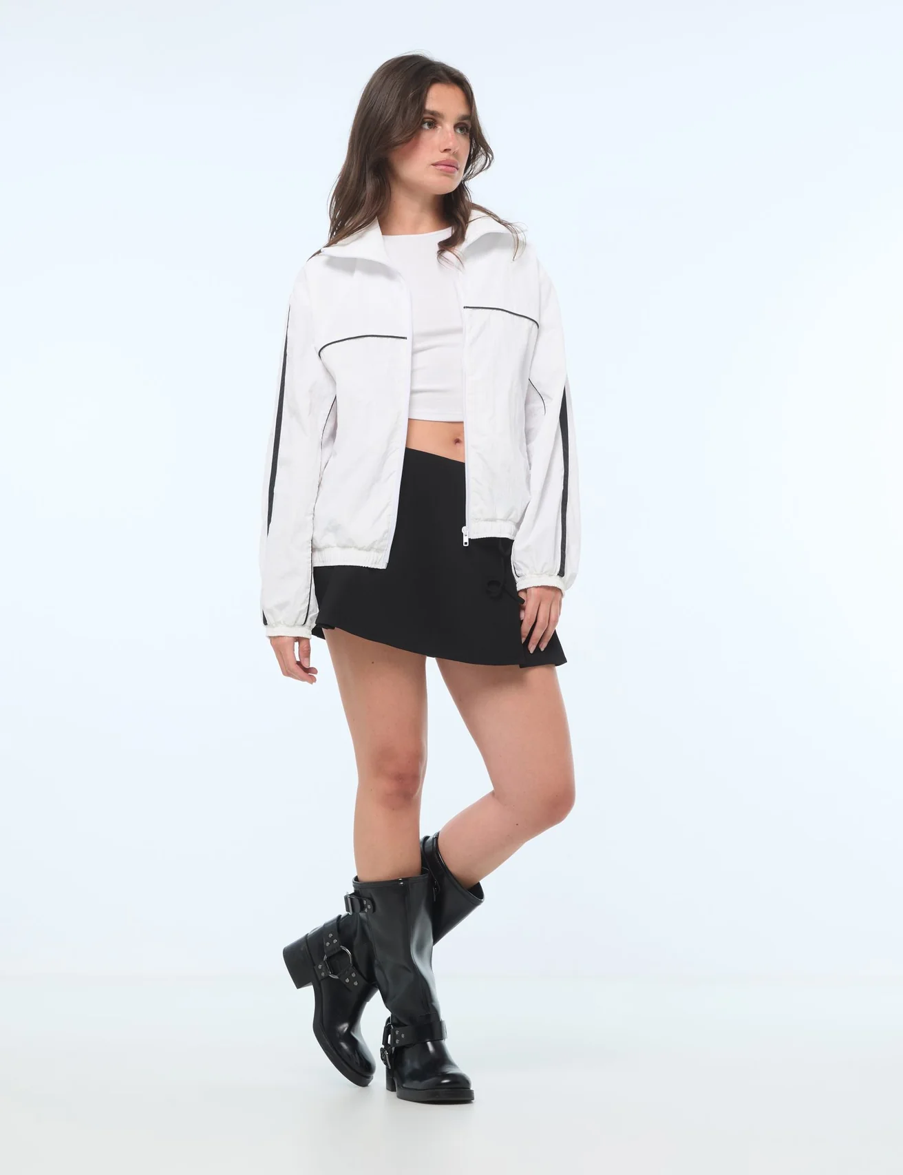 Veste coupe vent blanche