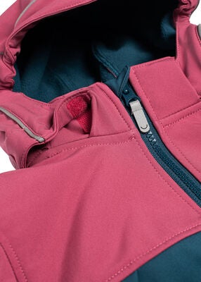 Viking Play Softshelljakke, Plum