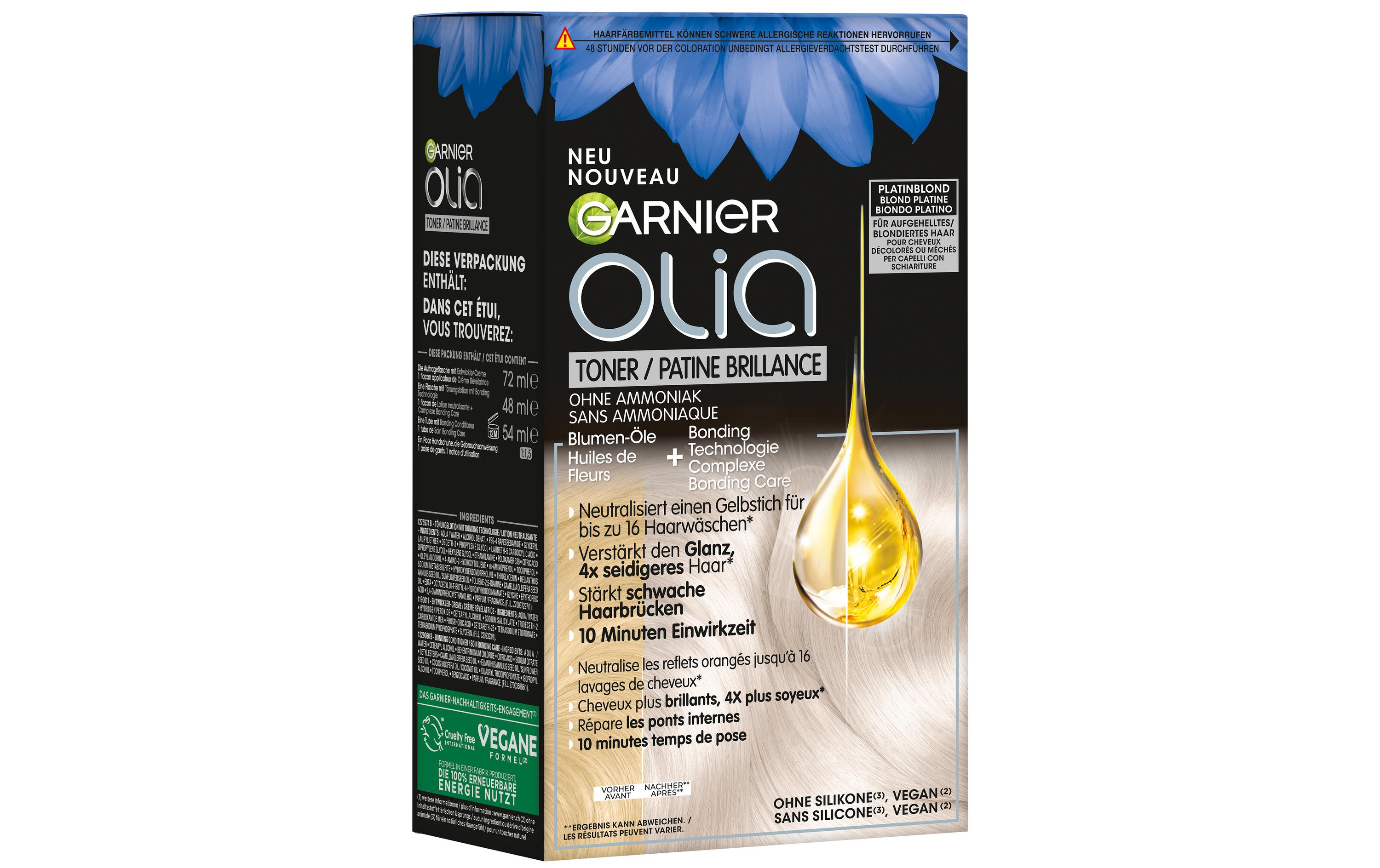 Olia 10.01 Toner PlatinblondHaartönung in kühlem Blond