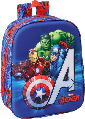 Marvel Avengers 3D Mini Ryggsekk 6L, Blå