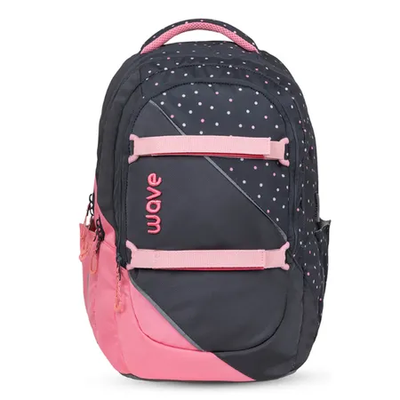 Belmil Schulrucksack Wave Prime Dots Pinky