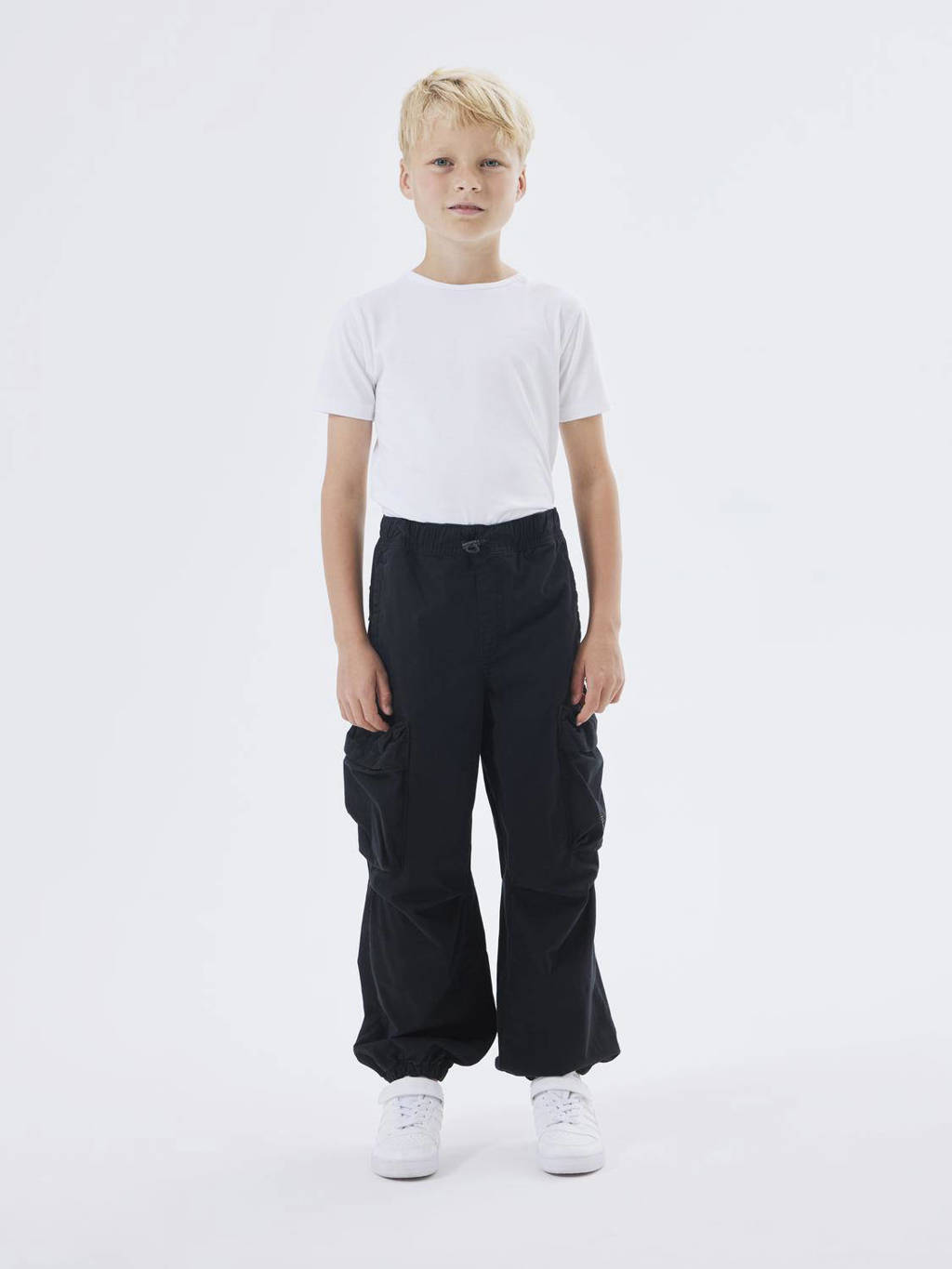 NAME IT loose fit cargobroek NKMBEN zwart