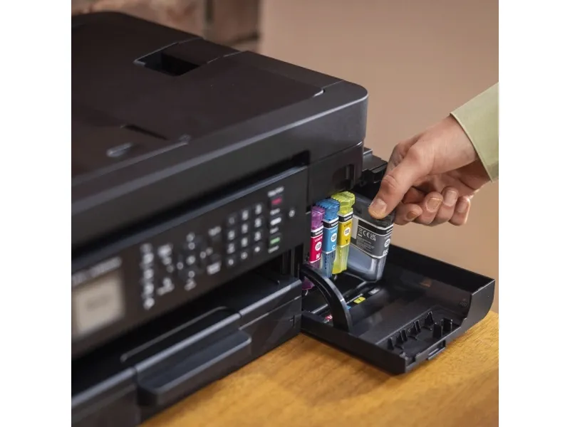 Brother MFC-J4350DW - Multifunktionsprinter - farve - blækprinter - Letter A (216 x 279 mm)/A4 (210 x 297 mm) (original) - A4/Legal (medie) - op til 13 spm (kopiering) - op til 20 spm (udskriver) - 150 ark - 14.4 Kbps - USB 2.0, Wi-Fi(n)