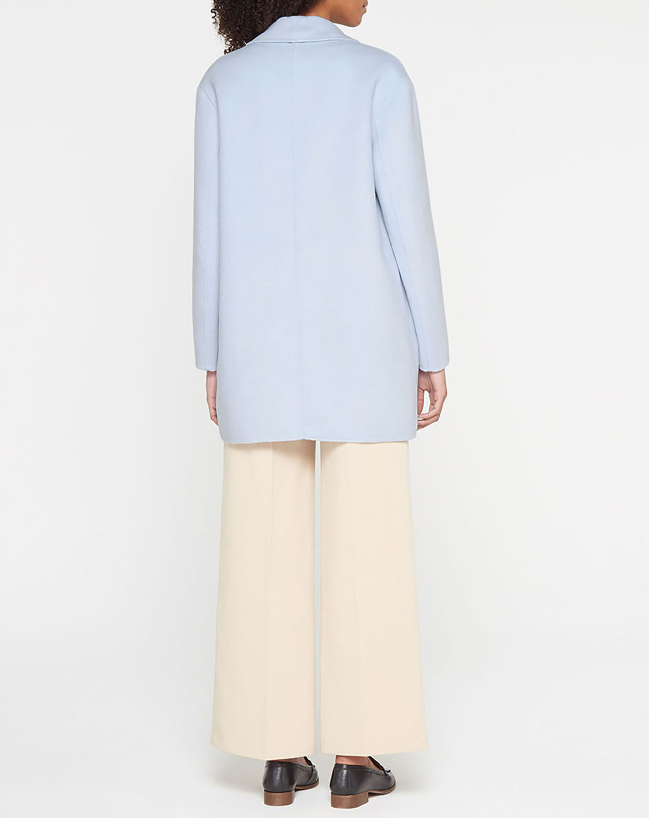 Tommy Hilfiger Manteau en laine double face mélangée  bleu clair