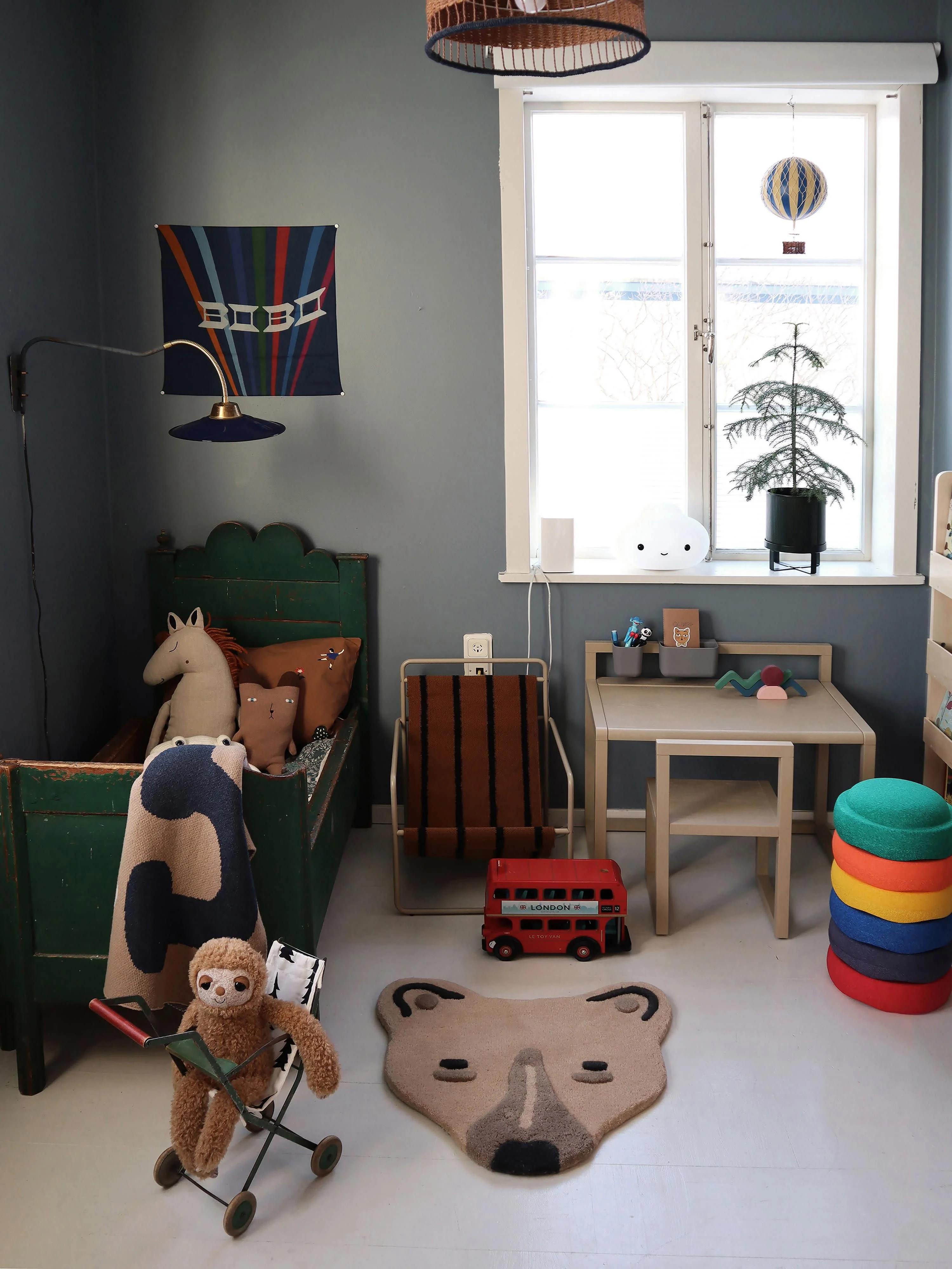 Houten kinderbureau Little Architect