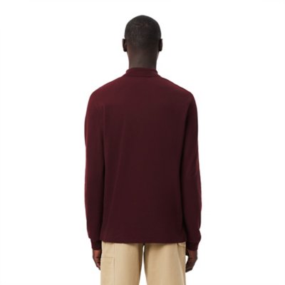 Polo à manches longues homme Long Sleeved Ribbed Colla LACOSTE