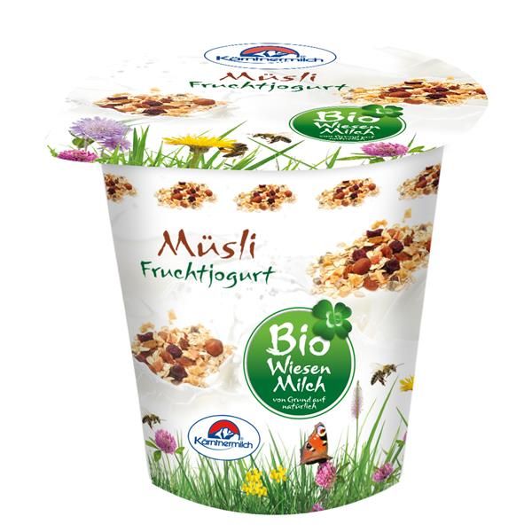 Iogurte Bio Muesli Com Leite De Pastagem