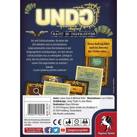 Pegasus Spiele Undo Blut im Rinnstein