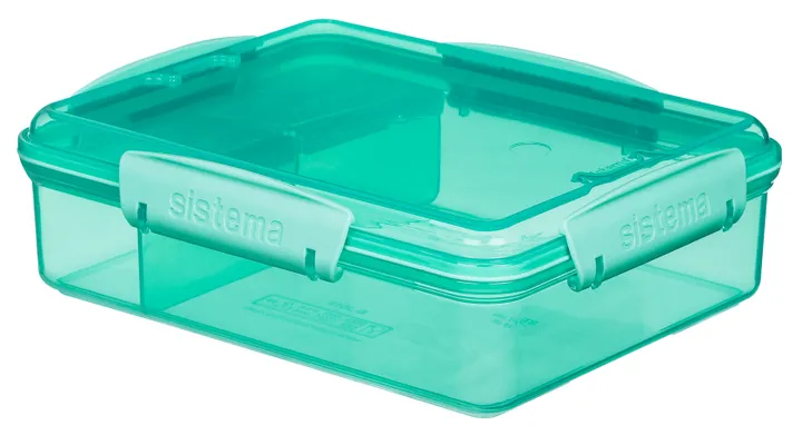 Sistema - Snack Attack Duo975ml - Minty teal