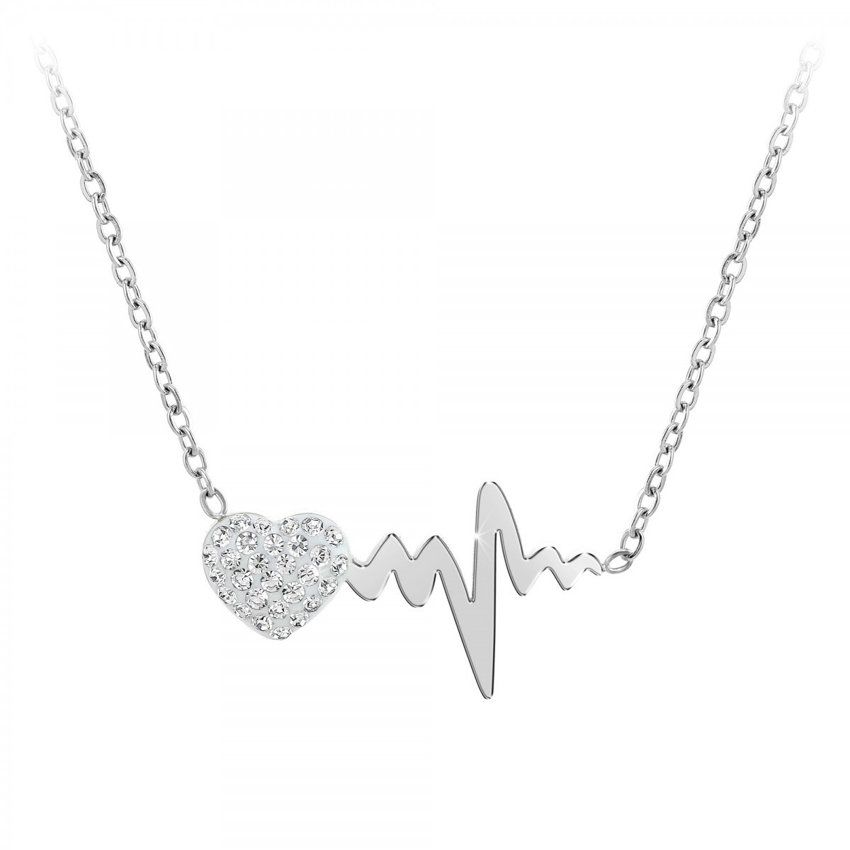 Collier coeur SC Crystal