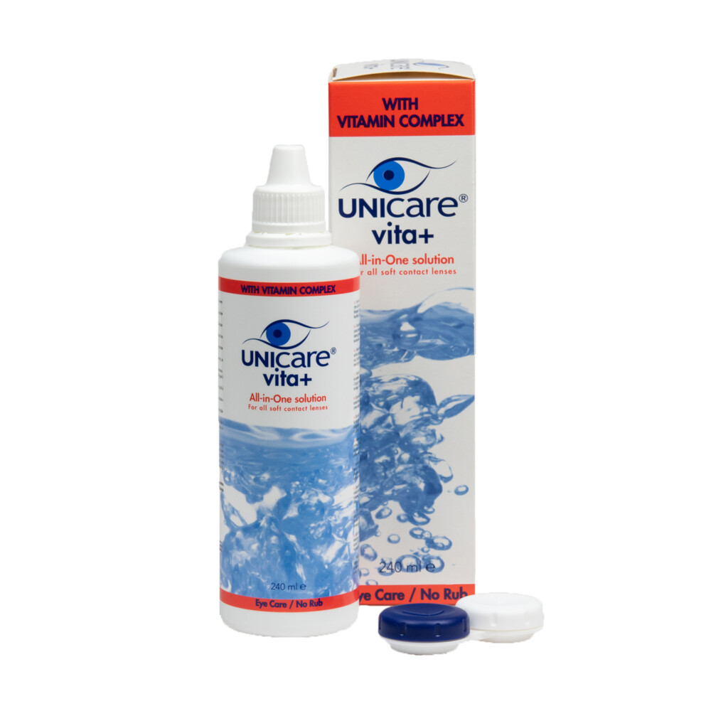 Unicare Vita+ Alles-In-Een Vloeistof Zachte Contactlenzen240 ml